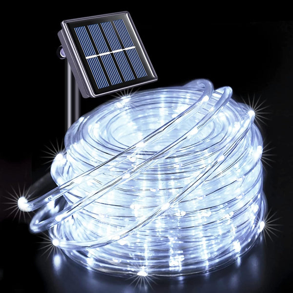 JMEXSUSS 200 LED Solar Rope Lights for Pool, 72ft 8 Modes Solar