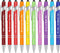 Outus 10 Pieces Funny Seven Days of the Week Pens with Sayings, 1.0 mm Black Ink Office Gifts - Black
