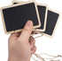 ONUPGO 16 Pack Chalkboard Tags with String, Mini Erasable Hanging Chalkboards, Wooden Signs, Price Tags