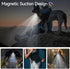 6 1Pack-Black Clip on Running Lights,Rechargeable Night Light with Strong Magnet Reflective, LED Running Lights