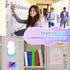 MoKo Locker Accessories Set, 5 in 1 Back to School Supplies, Magnetic Acrylic Board, Locker Mirror, Markers Holder