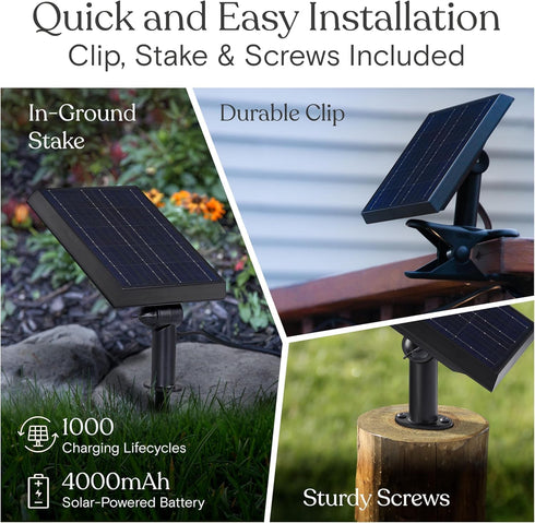 27 Commercial Bulbs 1W, Brightech Ambience Pro Solar Powered LED Outdoor String Lights - Ft Waterproof Patio Lights
