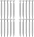 PASISIBICK 20 Silver Diamond Pens, Cute Beautiful Ballpoint Pens for Women, Wedding Coworkers Crystal Gifts