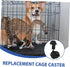 4 Balacoo Pcs Cat Cage Casters Spinner Wheels Shopping Cart Wheels Bird Cage Replacement Small Cart Wheel Replacement