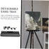 STOBOK Brush Drawing Tool Storage Easel, Detachable Tripod Pallet Board with Paints Tray for Easel Accessories