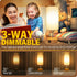 Yarra-Decor Bedside Lamp with USB A+C Charging Ports & AC Outlet, Touch Control Table Lamp for Bedroom, 3 Way Dimmable