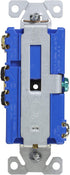 TR274LA 3-Wire 2-Pole, Eaton Receptacle Combo Single-Pole Switch with Tamper Resistant Light Almond