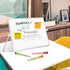 Dry Erase Magnetic White Board, 16" x 12" - Double-Sided Desktop Whiteboard with Stand for Home & School