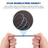 3.5mm 1Ft, More(1Ft/0.3M,Silver) Tan QY Nylon Braided Aux Cable Audio Auxiliary Input Adapter Male to Male Cord