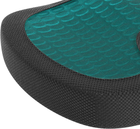Amazon Basics Comfortable Seat Cushion for Office Chairs, Gel Enhanced Memory Foam, Non-Slip, Cooling Support for Long
