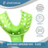 Autoclave Perforated Dental Impression Trays, Number 1 Large Upper, Bag of 12