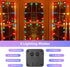 L LAMPOP 50 8 Solar Vintage Christmas String Lights Globe Outdoor Lights LED with Lighting Modes