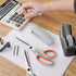 Office Supplies Kit, Desk Accessory Set with 2 Scissors, Stapler, 1000 Staples, Tape Dispenser, Perfect Office Partners