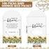 Fumete 100 Pcs Baby Shower Party Favor Baby Shower Seed Packet Baby in Bloom Kraft Bags with Window Seed Envelopes Resealable Seed Organizer Storage Bag for Gender Reveal Party, No Seed (Sunflower) by Fumete