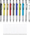 MECCANIXITY 9 Pcs 6 in 1 Multitool Tech Tool Pen Gifts for Men, Includes Ballpoint Pen, Ruler, Screwdriver, Stylus