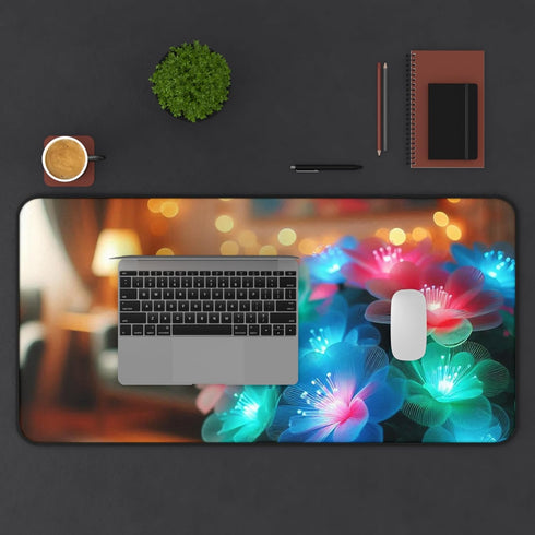 GENERIC Color-Changing Fiber Optic Bouquet Desk Mat - Vibrant Colors with Rubber Base