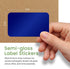 Royal Green Sticker Labels - Rectangular Name Labels for Kids Clothing and School Supplies, 3x2 inches, 60 Pack
