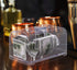 Tip / Donation / Suggestion / Business Card Collection Box with Lock in Clear Color by Polmart