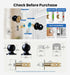 Set 3-Pack, Veise Keys Alike Door Knob Bedroom Door Lock with Keys, Heavy-Duty Rust-Proof Construction, Door Handle