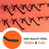 60PCS Heavy Duty Black Pegboard Hooks, 6 Inch Pegboard Wall Hook for Kitchen Store Organizer