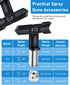 Spray Nozzle Spray Tip - Reversible Spray Tips for Airless Paint Sprayer, 5 Pieces - 211, 313, 415, 517, 623