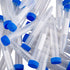Ackers 15mL Conical Centrifuge Tubes - 100 Pcs Sterile Plastic Test Tubes with Screw Caps