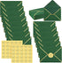 Teling 50 Pcs A7 Envelopes 5 x 7 Card Envelopes and 50 Pcs Gold Embossed Wax Seal Envelopes for Graduation Invitation