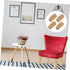 4Pcs Set WOONEKY Wooden Cabinet Bun Feet Replacement Furniture Legs Bearing Weight for Sofa Couch Armchair Coffee Table