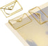 YOKIVE 20 Pcs Gold Envelope Shape Paper Clips, Great for Daily Use, Keep Desk Neat, Art, Home