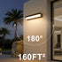 Boajuna 3 Outdoor Solar Wall lamp, Dusk to Dawn Motion Sensor Lantern with Lighting Modes, Wireless Exterior Solar