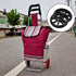 6.10 Inch Replacement Grocery Cart Wheels Heavy Duty Pu Utility Cart Wheels with Sturdy Construction and Climbing