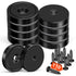 MIKEDE 110LB Strong Magnets, Heavy Duty Black Neodymium Cup Magnets with Countersunk Hole, 10 Pack