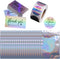 Gvhntk 620pcs Thank You Business Cards & Stickers Set - Gold Foil, 100