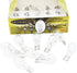 Diximus - 10 Pack Landscape Light Bulbs, Low Voltage T5 Malibu 4W Garden Bulbs, 12V Wedge Base