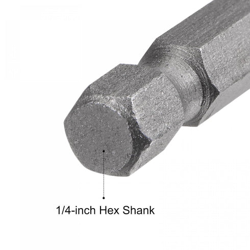 1/4 Quick-Change Hex Shank Magnetic Nut Setter Driver Drill Bit, 13mm Length for Machine Maintenance