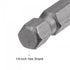 1/4 Quick-Change Hex Shank Magnetic Nut Setter Driver Drill Bit, 13mm Length for Machine Maintenance