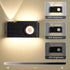 4000mAh Cameras Human Sensor Wall Light - Magnetic Stair Lights, Rechargeable Wall Sconces with Battery, LED Wall Lamp