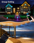 1.22 12V INDARUN RGB Deck Lighting Deck Lights Outdoor Waterproof, Low Voltage Deck Lights with Remote, Smart Deck