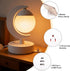 Lexvoltrix 3-Color Dimmable Table Lamp with USB Charging Port & AC Outlet, LED Desk Lamp, Eye-Caring Bedside Nightstand