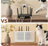 OVECIOPO Router Shelf Wall Mount WiFi Router Box Hider Modem Cover with Cable Management Power Strip Organizer Storage