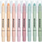 DIVERSEBEE Bible Highlighters and Pens Set - 8 Pack Assorted Colors No Bleed Gel Highlighters, Cute Study Journaling