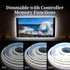 6.6ft 2M 5V 640LEDs 6000K Dimmable 93+ iNextStation USB COB LED Strip Light, Cold White USB LED Strips CRI Flexible LED