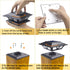 SIEDiNLAR Solar Post Lights Outdoor - 2 Modes LED Deck Fence Cap Light for 4x4 5x5 6x6 Posts