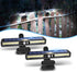Clip On Solar Motion Lights Outdoor Waterproof, 2 Pack Motion Sensor Outdoor