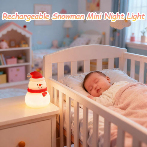 Mrauzlty Dimmable Night Light for Kids, Soft Silicone Baby Night Lights for Nursery, Rechargeable Portable LED Bedroom