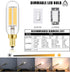 Leools E12 LED Bulb, Dimmable 6W Equal to 60 Watt, Soft White 3000K, E12 Candelabra Bulb, 6-Pack