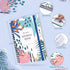 JUBTIC Address and Password Book - Hardcover Spiral Bound Organizer for Contacts and Logins, 5.2" x 7.7"