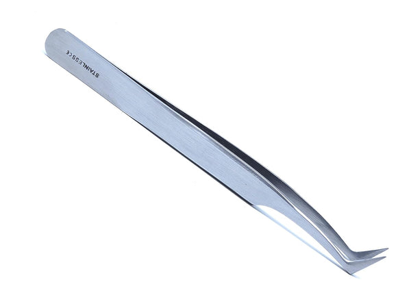 IMS IMS-JF6 Premium High Precision Jeweler Style Forceps #6 Tweezers, Fine Point Tips, Stainless Steel, 4.5" Length
