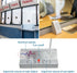 Window Intercom Dual Way Intercommunication Microphone Speaker System for Bank Counter, 3.5mm Jack