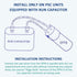 SPP6 Hard Start Kit for Air Conditioner - AC Hard Start Capacitor Increases Starting Torque for 4,000 to 120,000 BTU